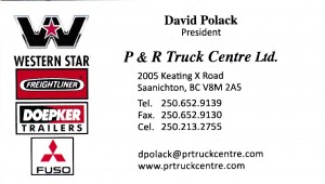 P&R business card